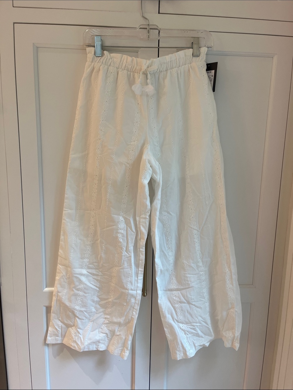 Target Fresh White Elastic Waist Wide Leg Pants